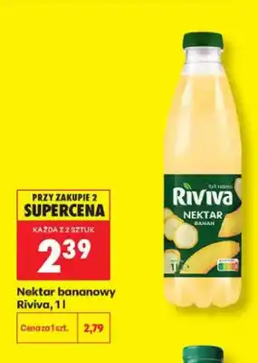 Biedronka Nektar bananowy Riviva oferta