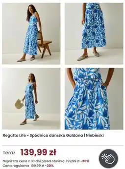 Regatta Spódnica damska Regatta Life Galdana niebieska oferta