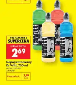 Biedronka Napój izotoniczny Dr Witt oferta
