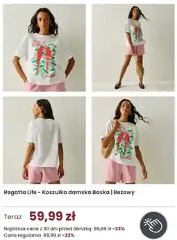 Regatta Koszulka damska Regatta Life Baska beżowy oferta