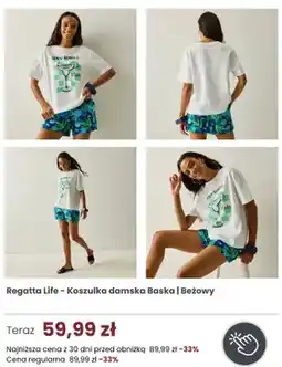 Regatta Koszulka damska Regatta Life Baska Beżowy oferta