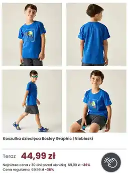 Regatta Koszulka dziecięca Regatta Great Outdoors Bosley Graphic Niebieski oferta