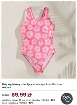 Regatta Strój kąpielowy dziecięcy jednoczęściowy Regatta Katrisse różowy oferta