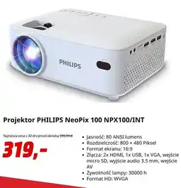 Media Markt Projektor PHILIPS NeoPix 100 oferta