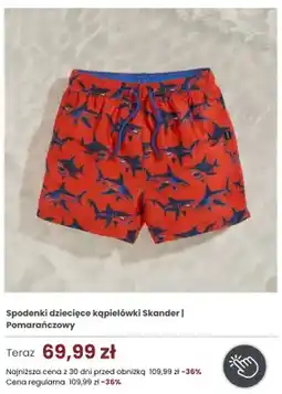 Regatta Spodenki dziecięce kąpielówki Regatta Skander Pomarańczowy oferta