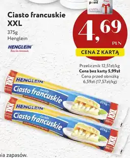 Market Point Ciasto francuskie XXL Henglein oferta