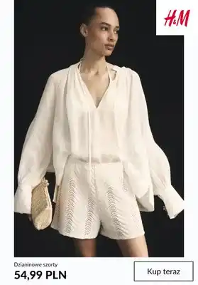 Dzianinowe szorty H&M