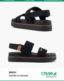 Deichmann Sandał na obcasie Bench oferta