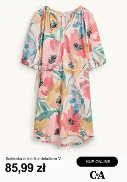 C&A Sukienka o linii A z dekoltem V C&A oferta