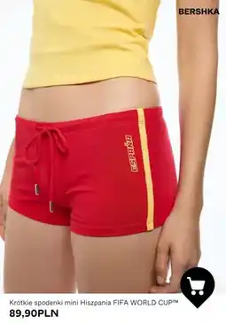 Bershka Krótkie spodenki mini Hiszpania FIFA WORLD CUP Bershka oferta