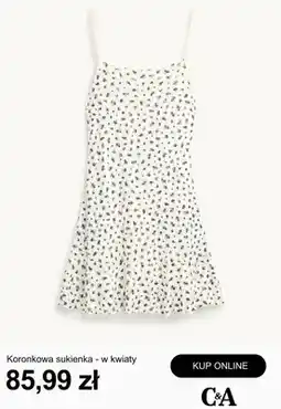 C&A Sukienka koronkowa w kwiaty C&A oferta