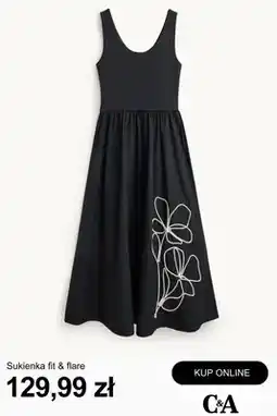 C&A Sukienka fit & flare C&A oferta