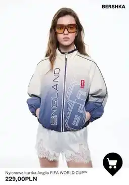 Bershka Nylonowa kurtka Anglia FIFA WORLD CUP Bershka oferta
