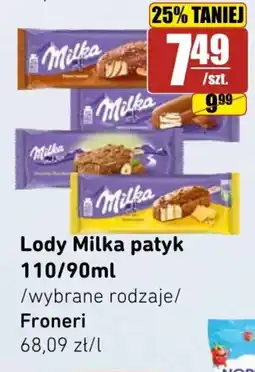API MARKET Milka Lody patyk oferta