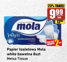 API MARKET Mola Papier toaletowy white bawełna oferta