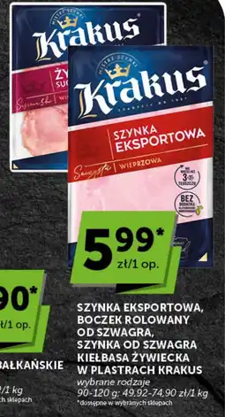 Groszek Krakus Szynka eksportowa, Boczek rolowany, Kiełbasa żywiecka oferta