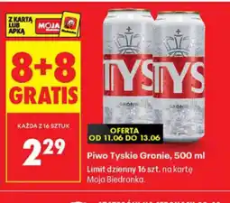 Biedronka Tyskie Gronie Piwo oferta