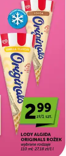Groszek Algida Lody Originals Rożek oferta