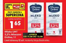 Biedronka Mleczna Dolina Mleko UHT 3,2% oferta