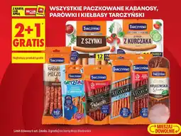 Biedronka Tarczyński Wszystkie paczkowane kabanosy, parówki i kiełbasy oferta