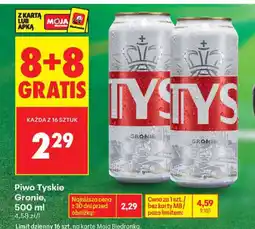 Biedronka Tyskie Piwo Gronie oferta