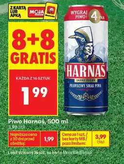 Biedronka Harnaś Piwo Jasne Pełne oferta