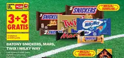 Biedronka Batony Snickers, Mars, Twix i Milky Way oferta