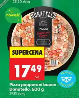 Biedronka Donatello Pizza pepperoni bacon oferta