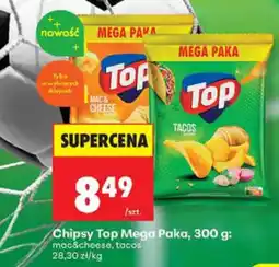 Biedronka Top Chipsy Mega Paka oferta