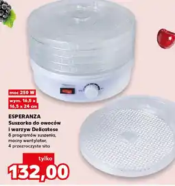 Kaufland Esperanza Suszarka do owoców i warzyw Delicatese oferta