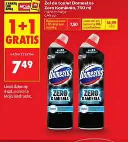 Biedronka Domestos Żel do toalet Zero Kamienia oferta