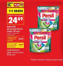 Biedronka Persil Kapsułki do prania Power Caps oferta