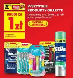 Biedronka Gillette Wszystkie produkty oferta