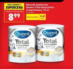 Biedronka Queen Total absorption Ręcznik papierowy oferta