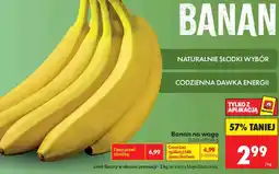 Biedronka Banan na wagę oferta