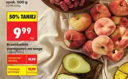 Biedronka Brzoskwinie paraguayo na wagę oferta