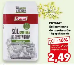 Kaufland Prymat Sól kamienna do przetworów oferta