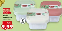 Kaufland BranQ Zestaw pojemników z pokrywkami oferta