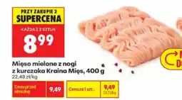 Biedronka Kraina Mięs Mięso mielone z nogi z kurczaka oferta