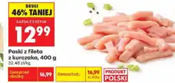 Biedronka Paski z fileta z kurczaka oferta