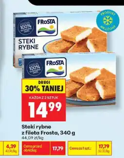 Biedronka Frosta Steki rybne z fileta oferta