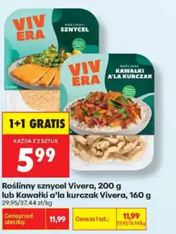 Biedronka Vivera Roślinny sznycel lub Kawałki ala kurczak oferta
