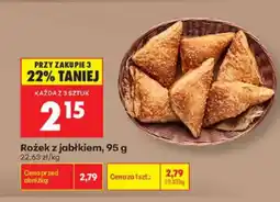 Biedronka Rożek z jabłkiem oferta