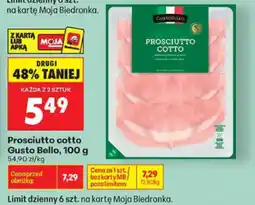 Biedronka Gusto Bello Prosciutto cotto oferta