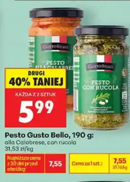Biedronka Gusto Bello Pesto oferta