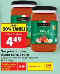 Biedronka Gusto Bello Sos pomidorowy oferta