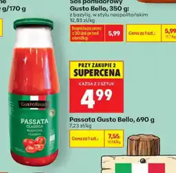 Biedronka Gusto Bello Passata oferta