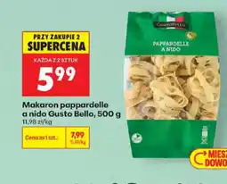 Biedronka Gusto Bello Makaron pappardelle a nido oferta