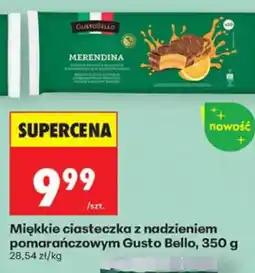 Biedronka Gusto Bello Miękkie ciasteczka z nadzieniem pomarańczowym oferta