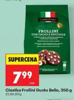 Biedronka Gusto Bello Ciastka Frollini oferta